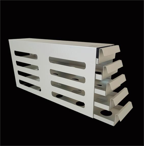 滑槽式抽屉型铝制冻存架